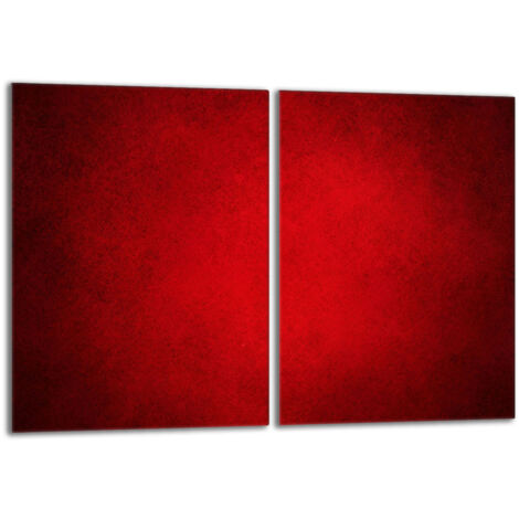 Piastra protettiva in vetro per stufa 2x40x52 Rosso