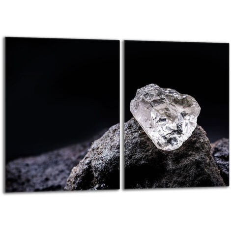 Piastra protettiva in vetro per stufa 2x40x52 Stone