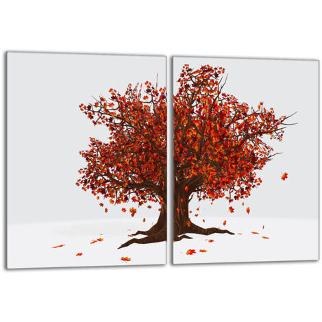 Piastra protettiva in vetro per stufa 2x40x52 Tree