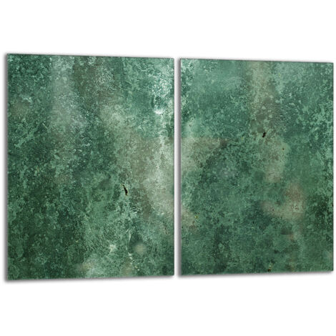 Piastra protettiva in vetro per stufa 2x40x52 Turchese