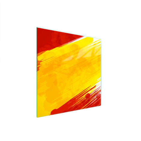 PIASTRA PROTETTIVA IN VETRO PER STUFA 50x52 COLORATA