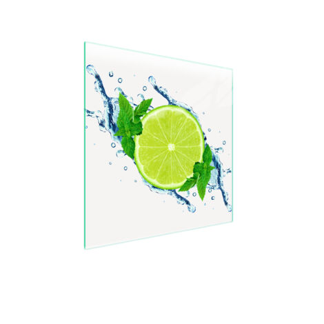 PIASTRA PROTETTIVA IN VETRO PER STUFA 50x52 LIME