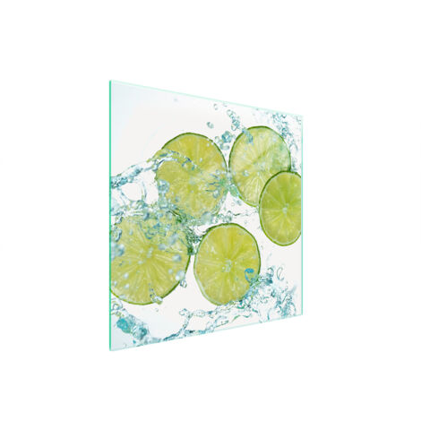 PIASTRA PROTETTIVA IN VETRO PER STUFA 50x52 LIME