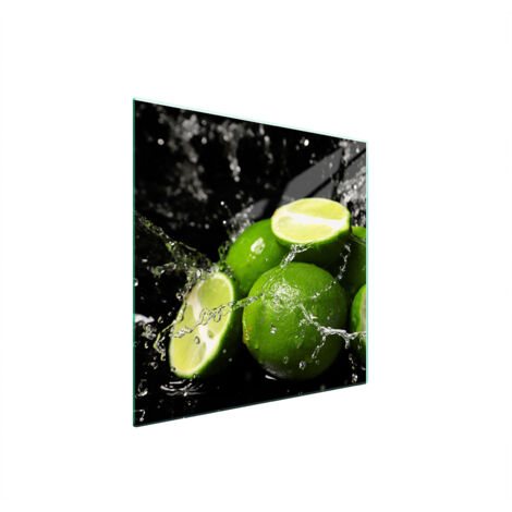 PIASTRA PROTETTIVA IN VETRO PER STUFA 50x52 LIME