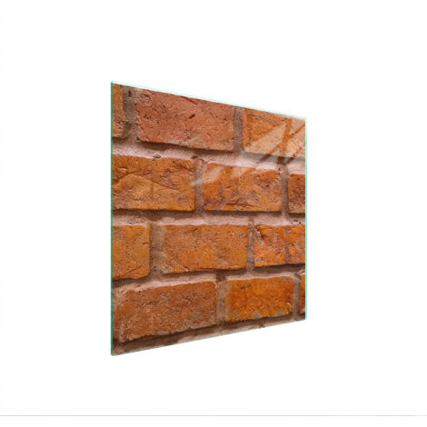 PIASTRA PROTETTIVA IN VETRO PER STUFA 50x52 MATTONE