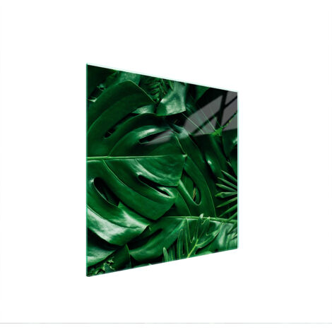 PIASTRA PROTETTIVA IN VETRO PER STUFA 50x52 MONSTERA