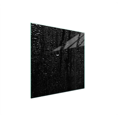 PIASTRA PROTETTIVA IN VETRO PER STUFA 50x52 NERO