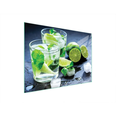 PIASTRA PROTETTIVA IN VETRO PER STUFA 70x52 LIME