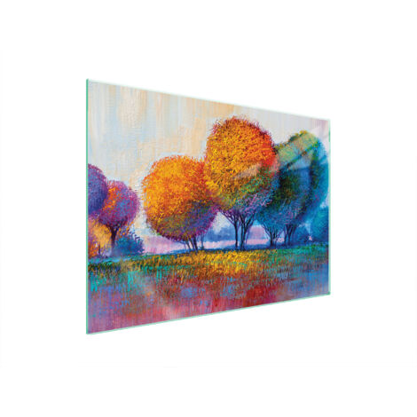 PIASTRA PROTETTIVA IN VETRO PER STUFA 70x52 TREE