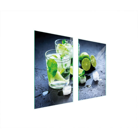 PIASTRA PROTETTIVA IN VETRO PER STUFA 75x52 LIME