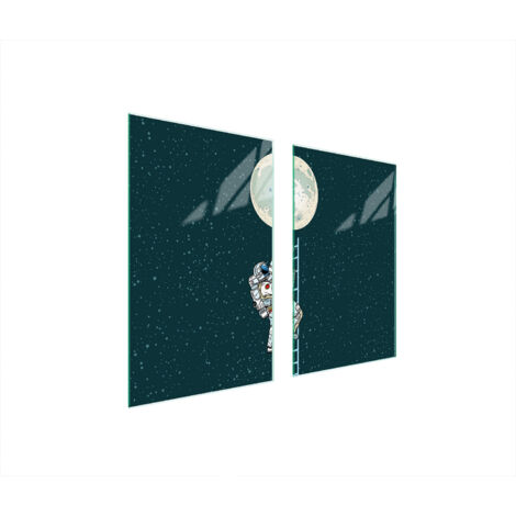 PIASTRA PROTETTIVA IN VETRO PER STUFA 75x52 MOON