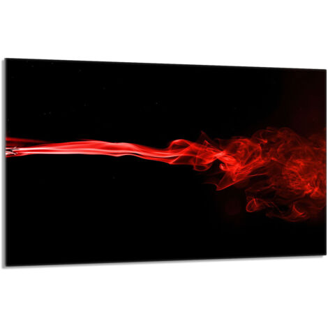 Piastra protettiva in vetro per stufa 80x52 Nero