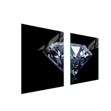PIASTRA PROTETTIVA IN VETRO PER STUFA 85x52 DIAMOND