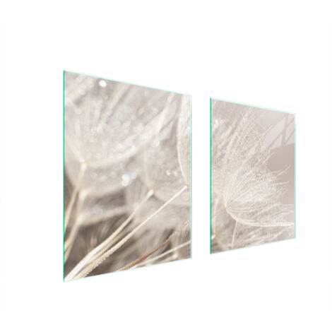 PIASTRA PROTETTIVA IN VETRO PER STUFA 85x52 FLOWER