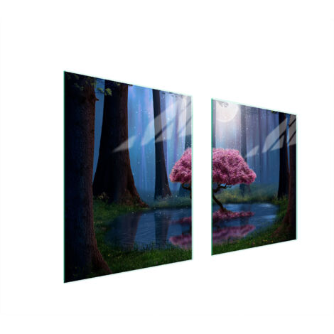 PIASTRA PROTETTIVA IN VETRO PER STUFA 85x52 TREE