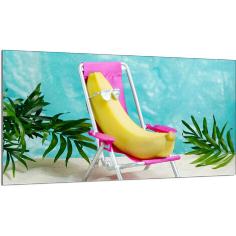 Piastra protettiva in vetro per stufa 90x52 Banana