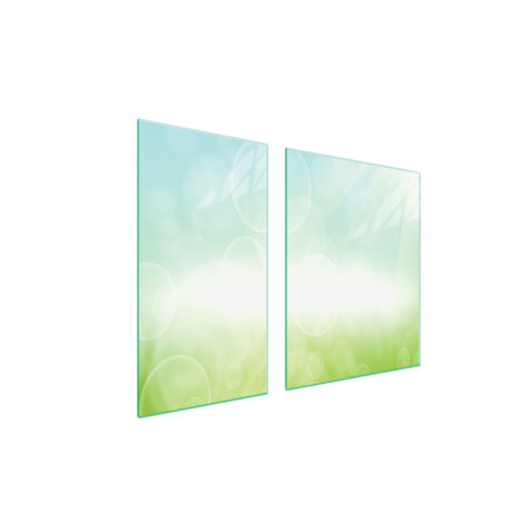 PIASTRA PROTETTIVA IN VETRO PER STUFA 90x52 DAISY