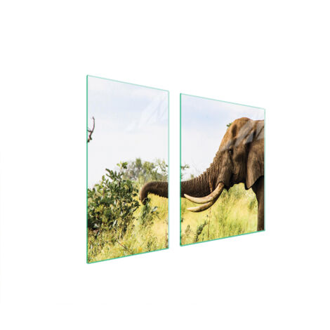 PIASTRA PROTETTIVA IN VETRO PER STUFA 90x52 ELEPHANT