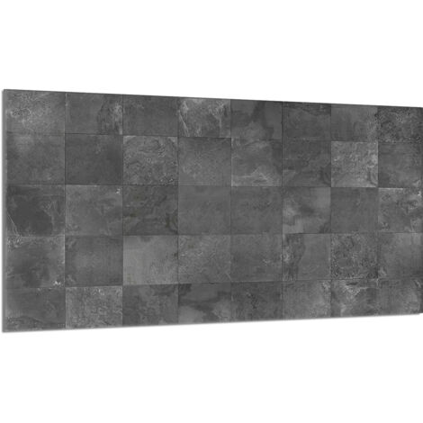 Piastra protettiva in vetro per stufa 90x52 Grigio