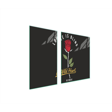 PIASTRA PROTETTIVA IN VETRO PER STUFA 90x52 ROSE