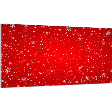 Piastra protettiva in vetro per stufa 90x52 Rosso