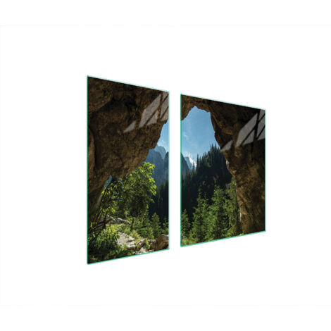 PIASTRA PROTETTIVA IN VETRO PER STUFA 90x52 TREE