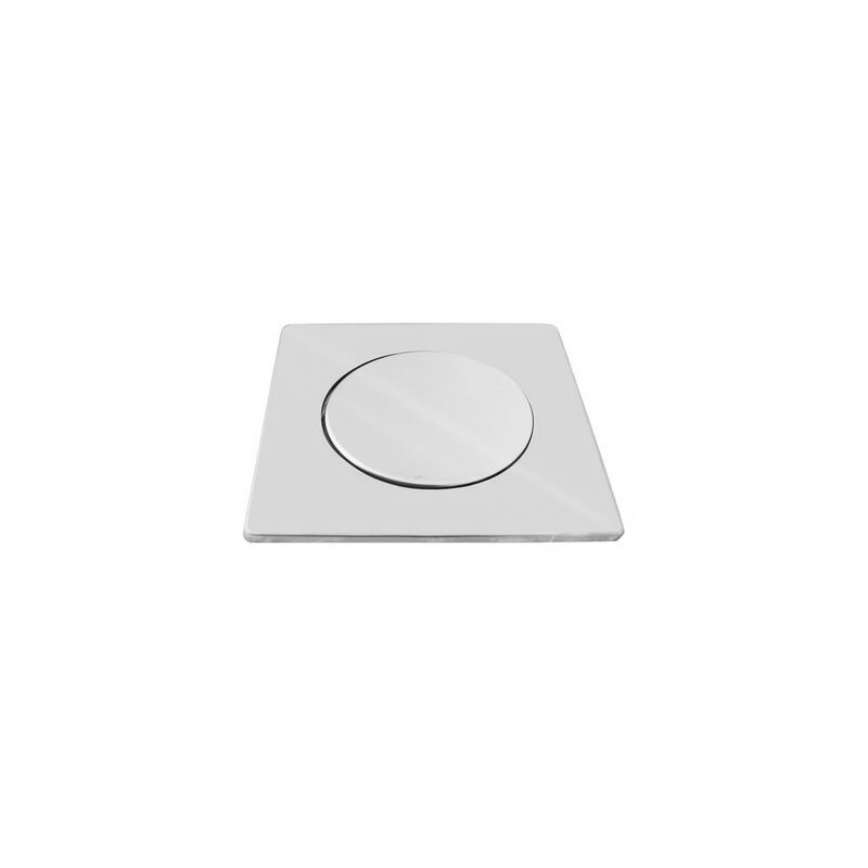 Image of Piastra quadra acciaio con coperchio per griglia pozzetti 200x130 mm TEA