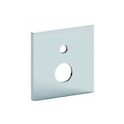 Piastra rettangolare in ABS 2 fori con OR Paffoni ZPIA075CR  Cromo - In ABS