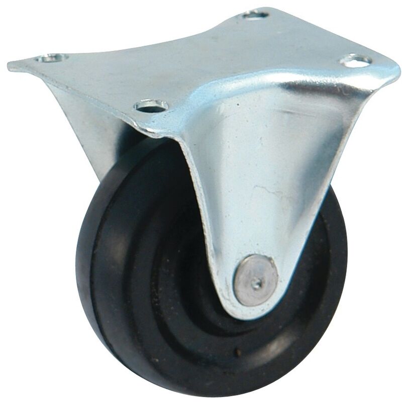 AVL - ruota a piastra rettangolare fissa 65MM