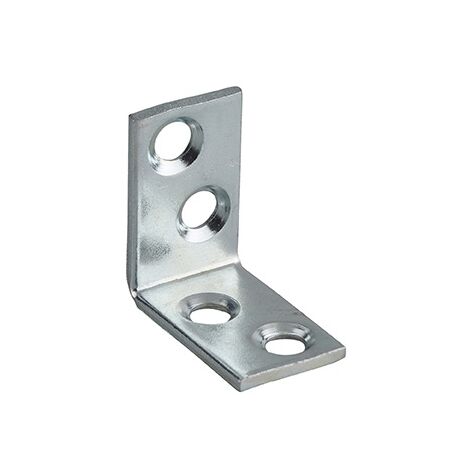 Piastra rinforzo angolare 30x30x15mm, acciaio zincato - THIRARD