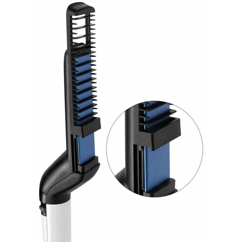 Giordanoshop - Piastra Spazzola 2 in 1 per Barba e...