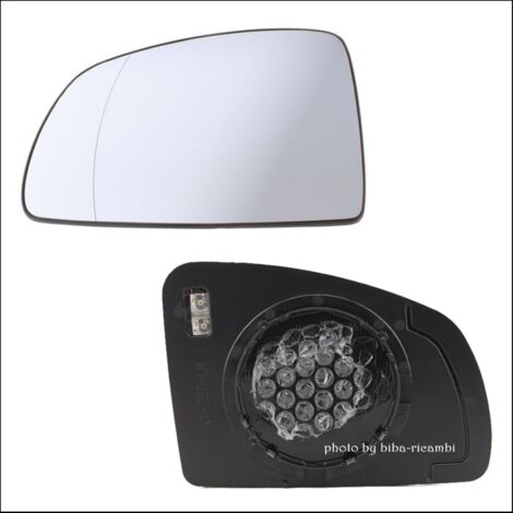 Piastra specchio retrovisore asferico termico lato sx-guidatore opel meriva a