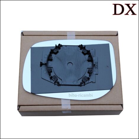 Piastra specchio retrovisore lato dx-passeggero compatibile per toyota auris i (