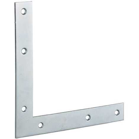 Piastra squadra angolare 140x140x20mm, acciaio zincato - THIRARD