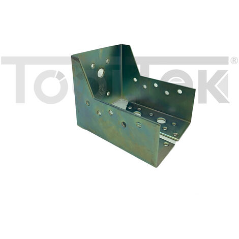 PIASTRA SUPPORTO PER TRAVI TIPO CHIUSO 80x120mm ACCIAIO ZINCATO