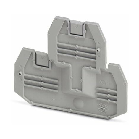 Piastra Terminale, D-UTTB 2,5/4, grigio