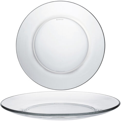 Piastra trasparente Duralex LYS 235 x 20 mm - set da 6 pezzi.