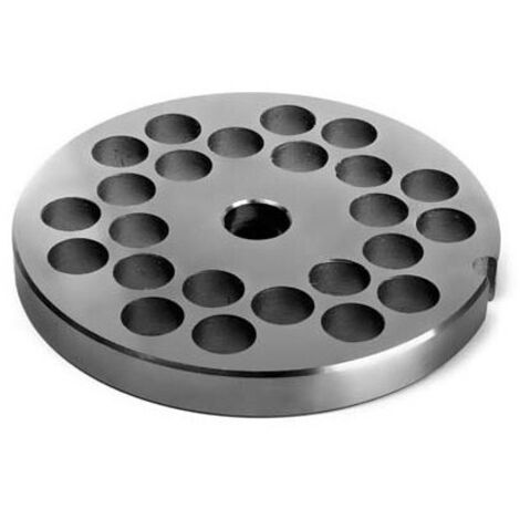 Piastra Tritacarne N.10 Inox Foro Mm 8,0 3 Spade