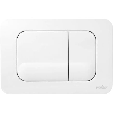 Piastra VALSIR a 2 pulsanti - "Winner 2" (ABS bianco)