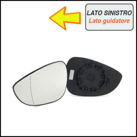 Piastra vetro asferico termico lato sx-guidatore ford fiesta vi b-max