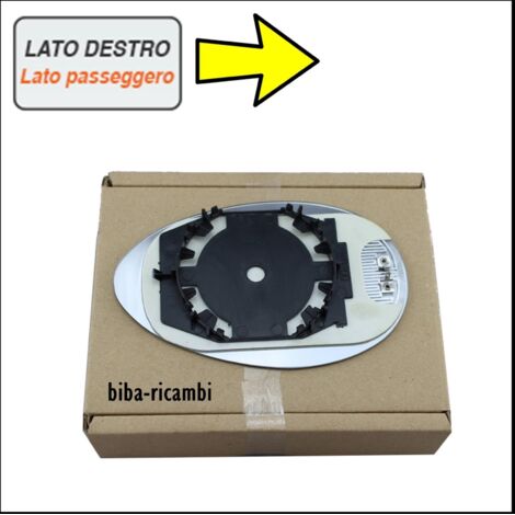 Piastra vetro specchio asferico termico lato dx-passeggero alfa romeo 156