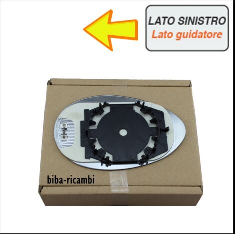 Piastra vetro specchio asferico termico lato sx-guidatore alfa romeo 156