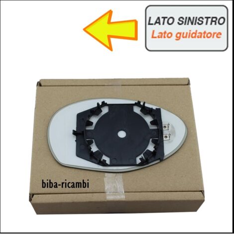 Piastra vetro specchio termico lato sx alfa romeo 147  alfa gt fino 08/2009