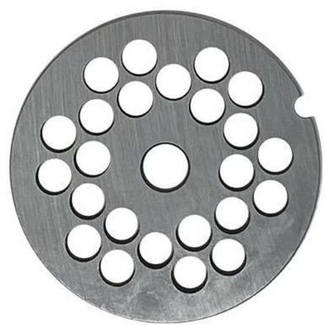 PIASTRA X TRITACARNE ELETTRICO INOX REBER - N° 10/12 FORO 8 - 1 pezzo