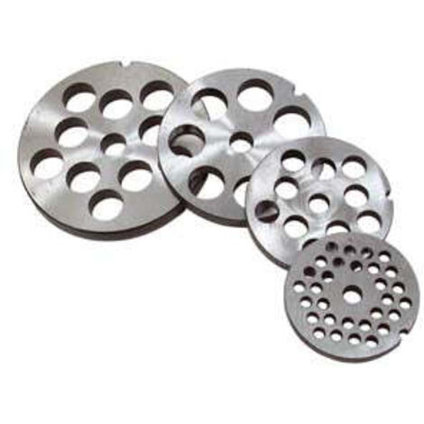 Piastre autoaffilanti in acciaio inox per tritacarne - n°5 foro 6 (art.10566/i)