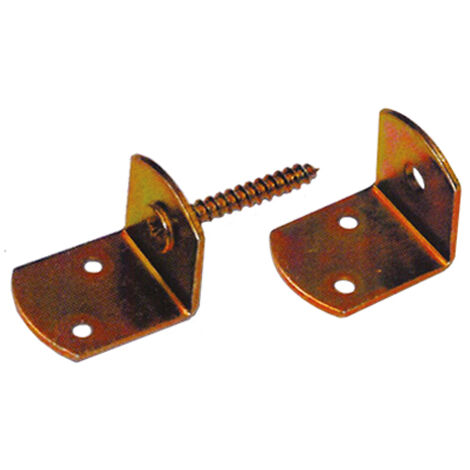 Piastre giunzioni piegate - Art. 851 - mm. 30x70xH30 con vite Conf. 50 Pz