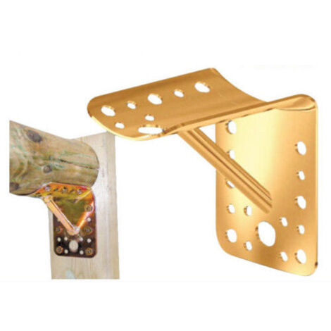 Piastre giunzioni piegate con rinforzo e piano per Travi  Art. 935 - 65x85mm  12 Pz