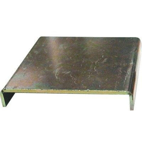 Piastre staffe alzapilastri a squadra Art. 855 - mm 99x99xH15 - spess. 3mm 12 Pz