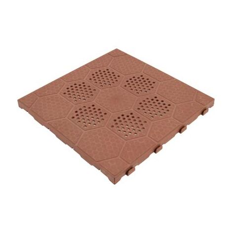 Piastrelle Plastica Esterno 60x60 Cm - Verde, Confezione Da 4 Pezzi (1,5 Mq) Per Giardino - Foto 7