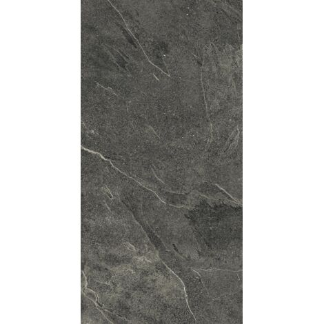 Piastrella In Gres Porcellanato Effetto Pietra Delicato Nero 60X120 - Ei6046 (Ceramishop.it)